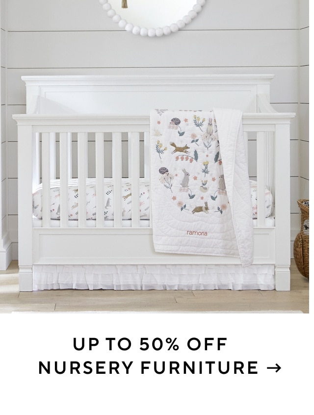 up to 50% off nursery furniture