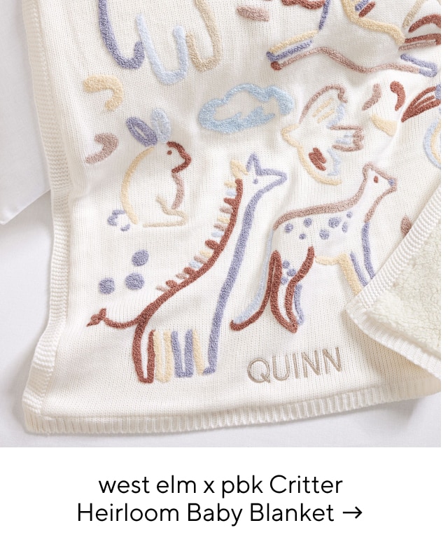 Critter Heirloom Baby Blanket