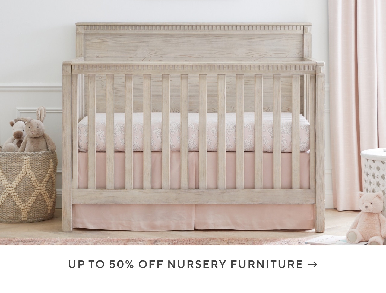 up to 50% off nursery furniture