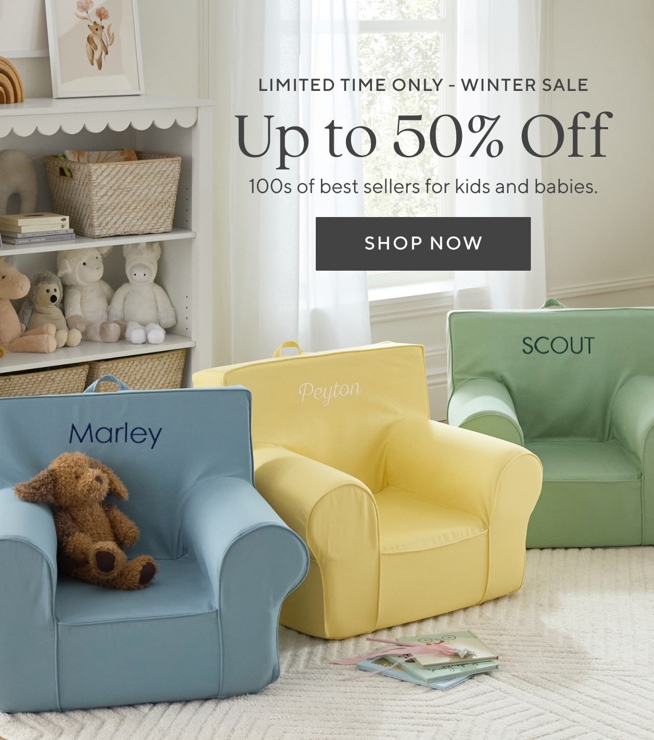 limited time only - winter sale up to 50% off. shop now