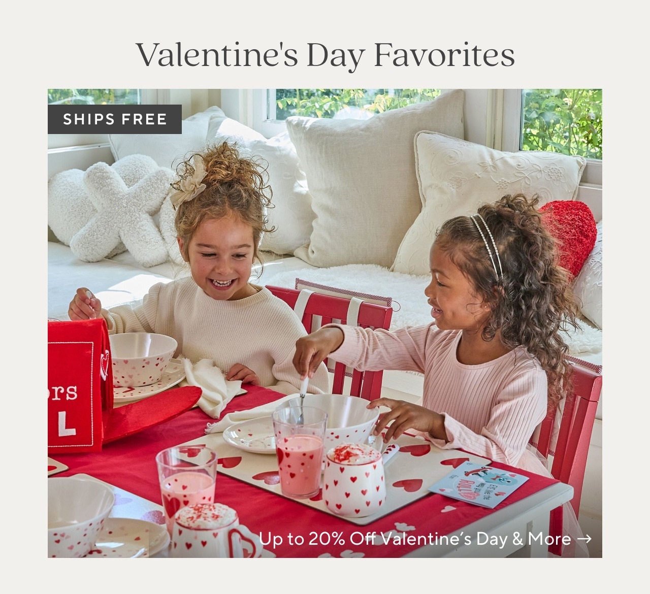 up to 20% off valentine's day & more