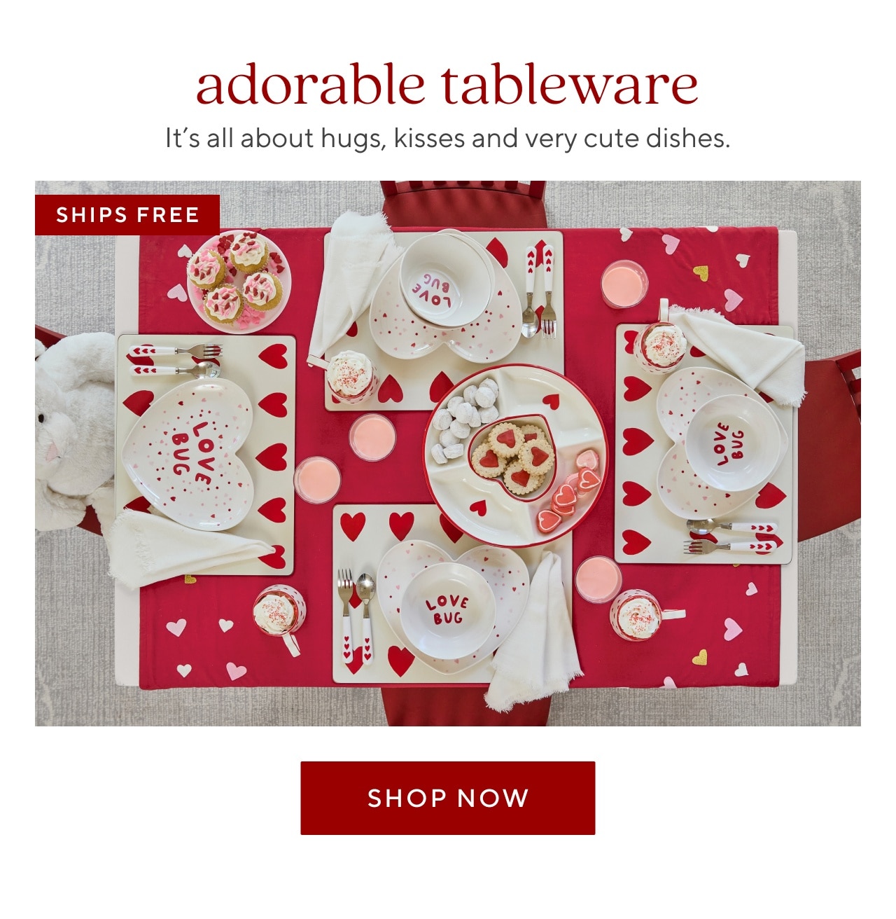 adorable tableware. shop now