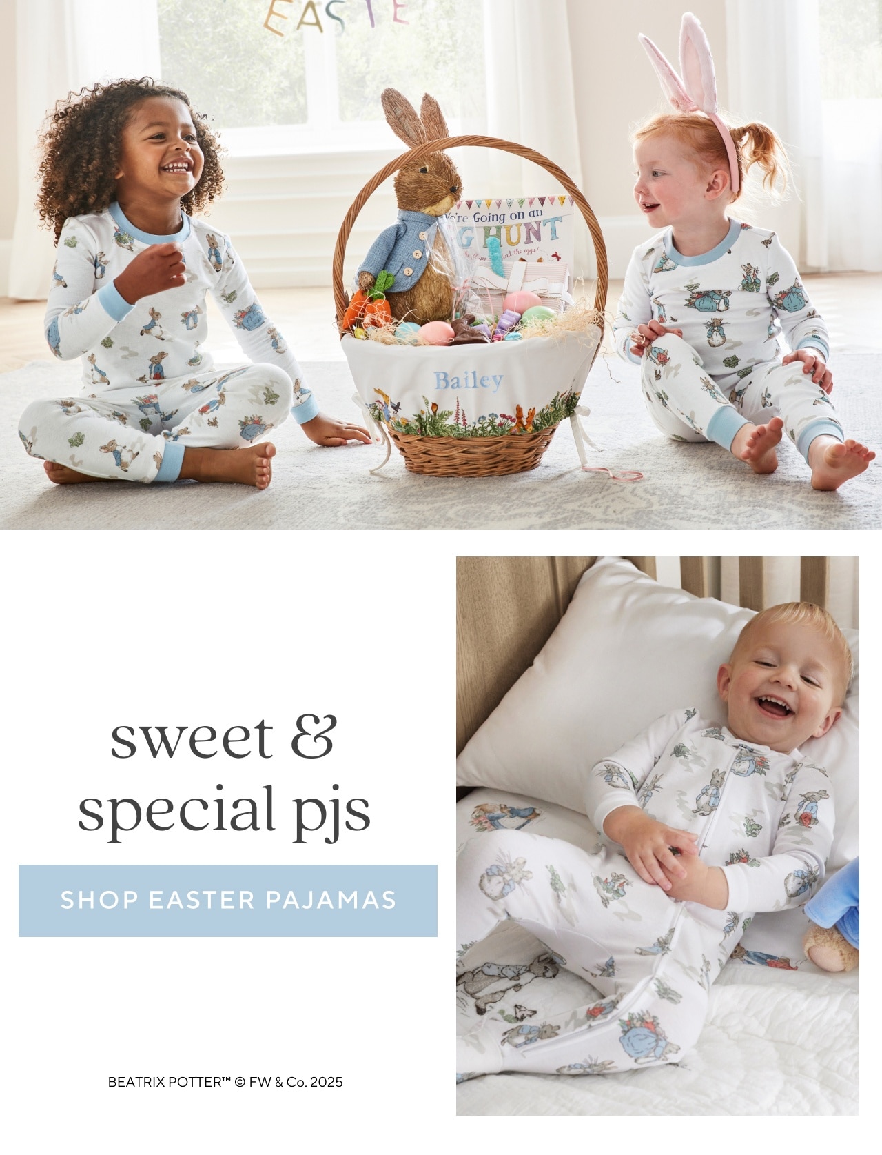 sweet & special pjs. shop easter pajamas