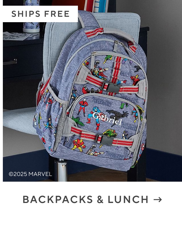 backpacks & lunch