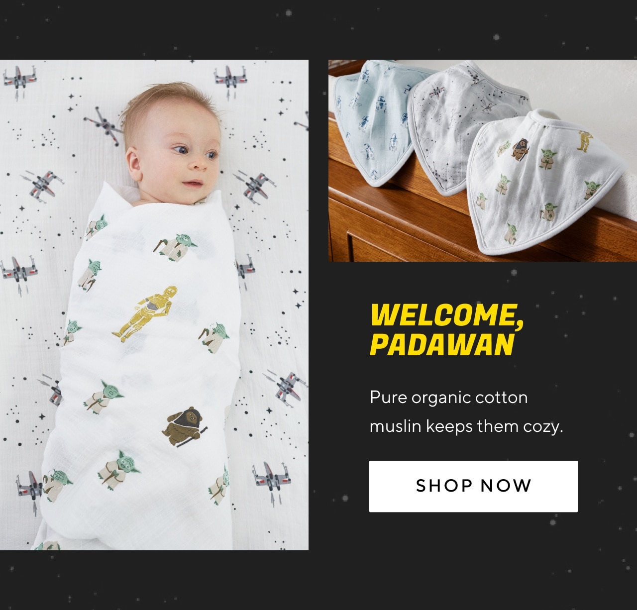welcome, padawan. shop now