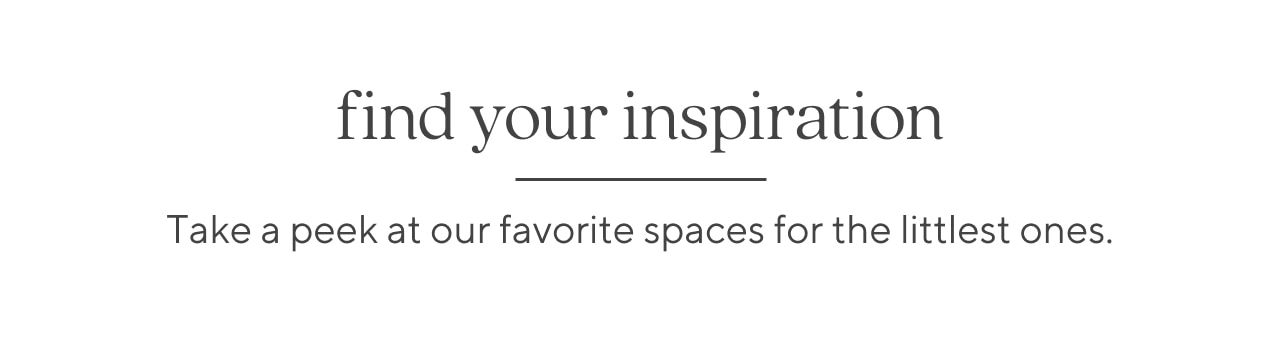 find your inspiration