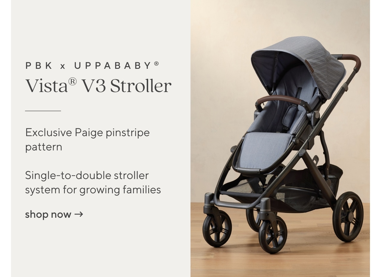 PBK x UPPABaby Vista V3 Stroller. Shop now