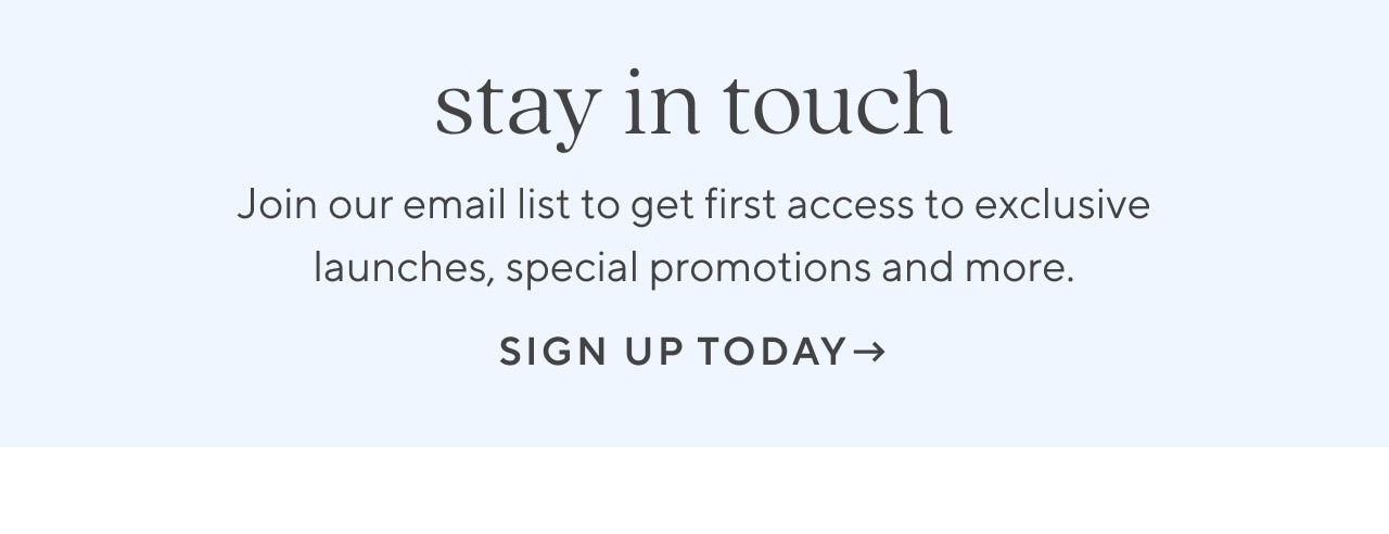 Stay in touch