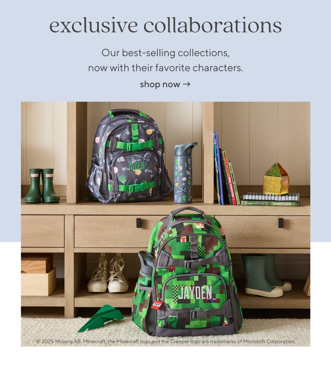 exclusive collaborations. shop now