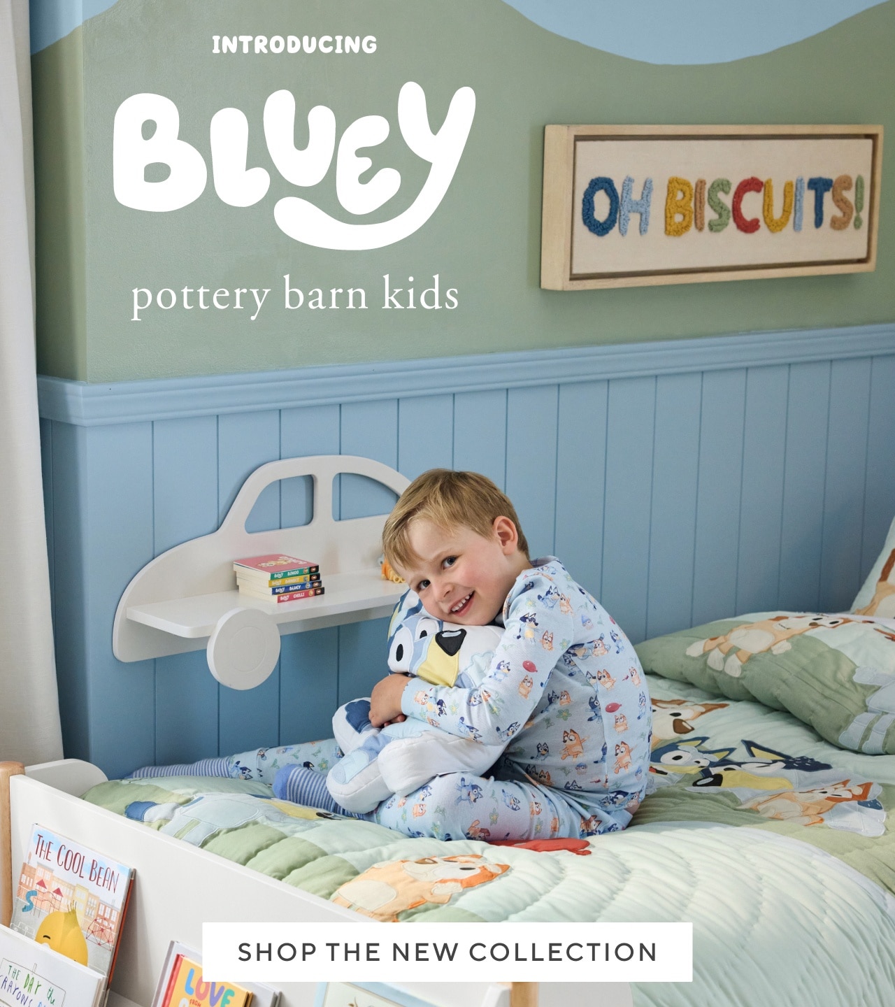 introducing Bluey. shop the new collection