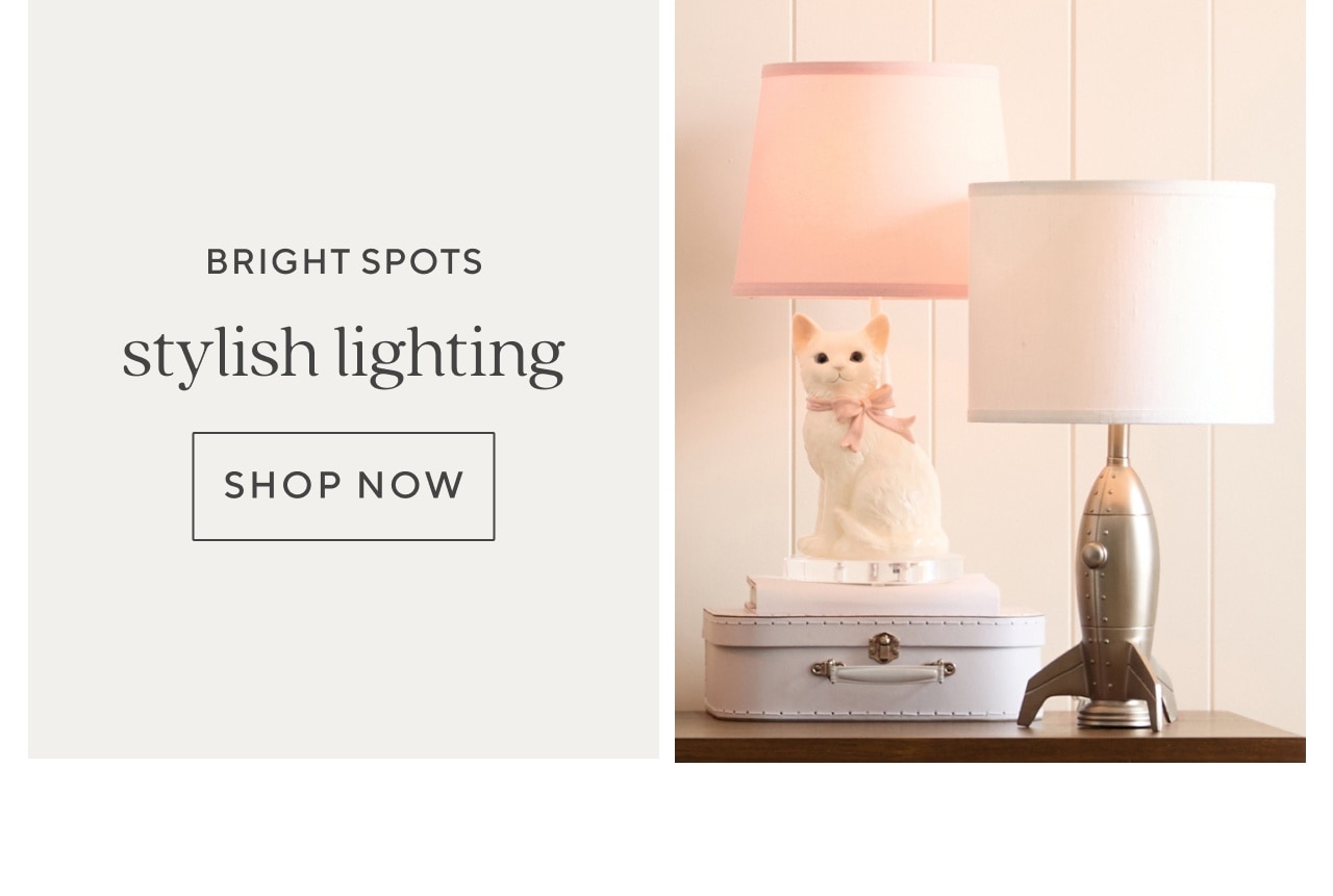 stylish lighting. shop now