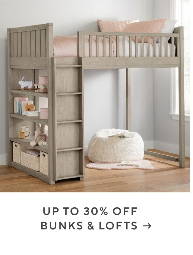 up to 30% off bunks & lofts