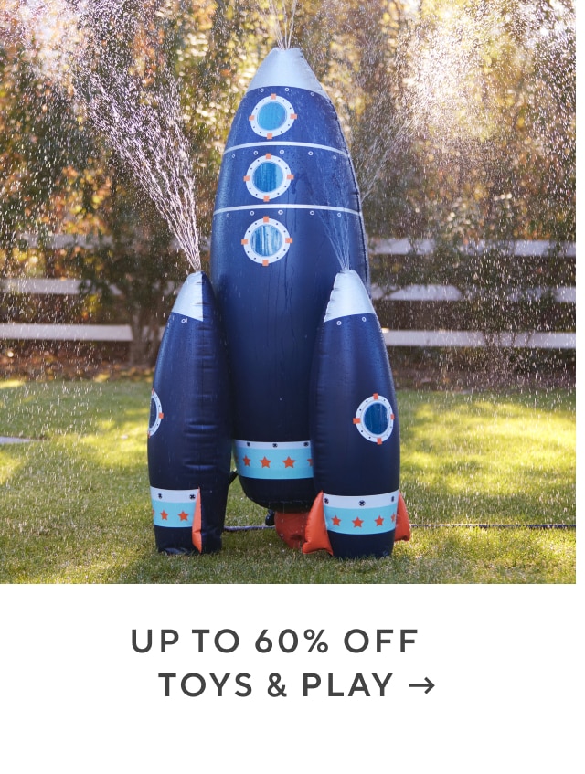 up to 60% off toys & play