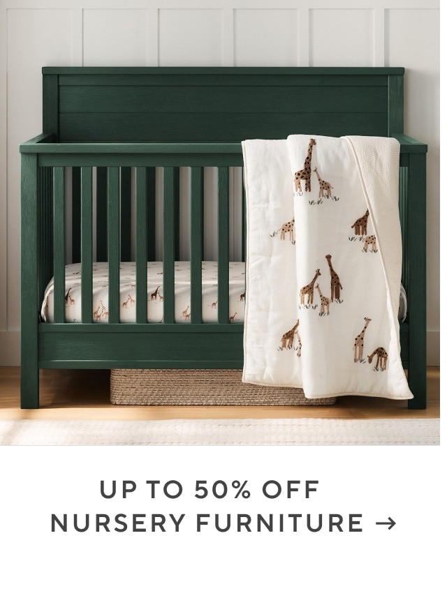 up to 50% off nursery furniture