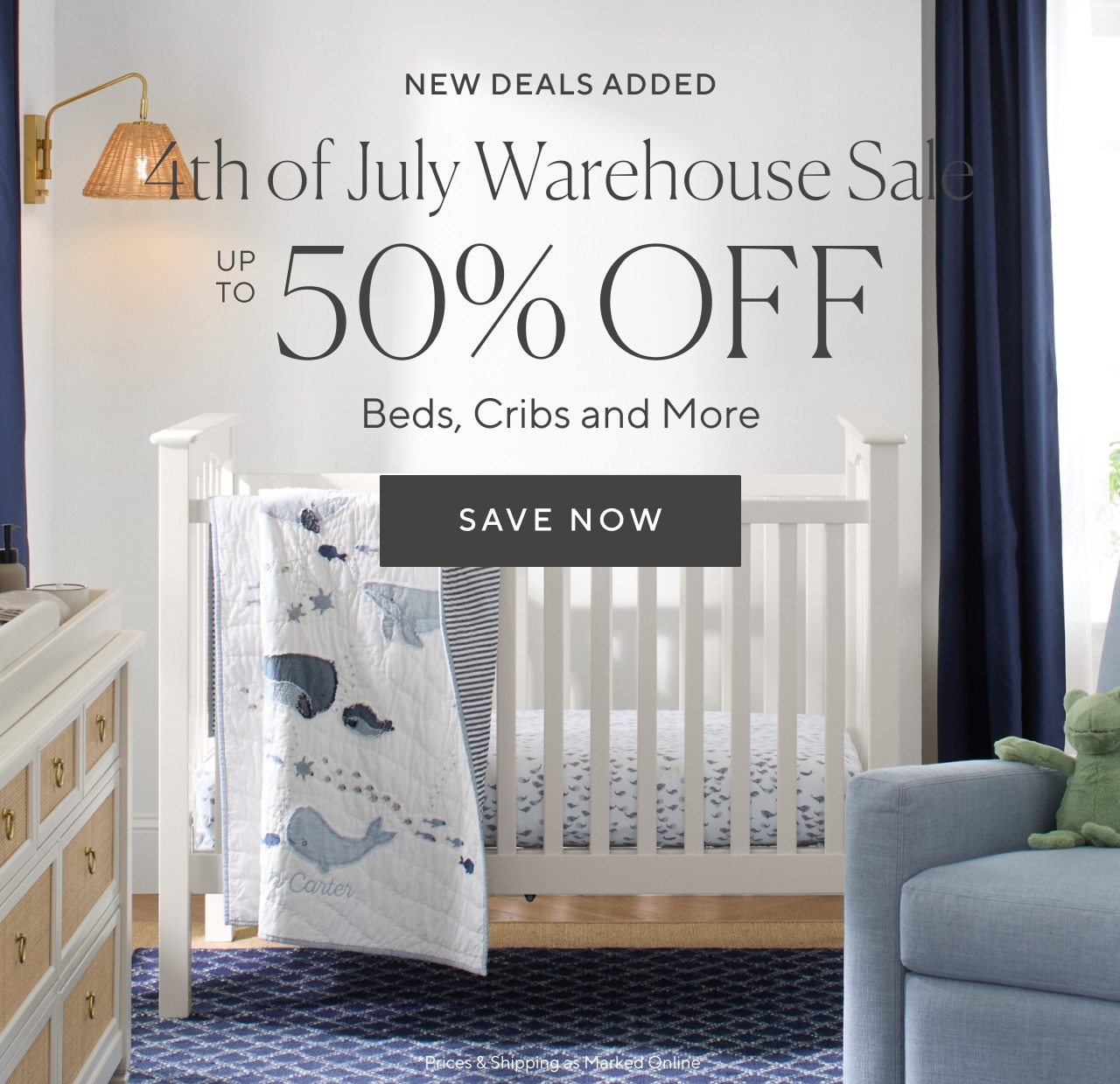 new deals added. up to 50% off save now