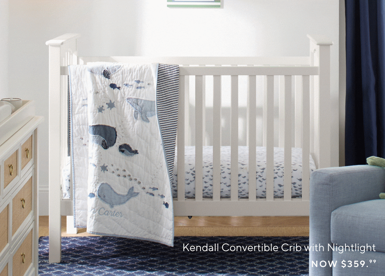 kendall convertible crib with nightlight