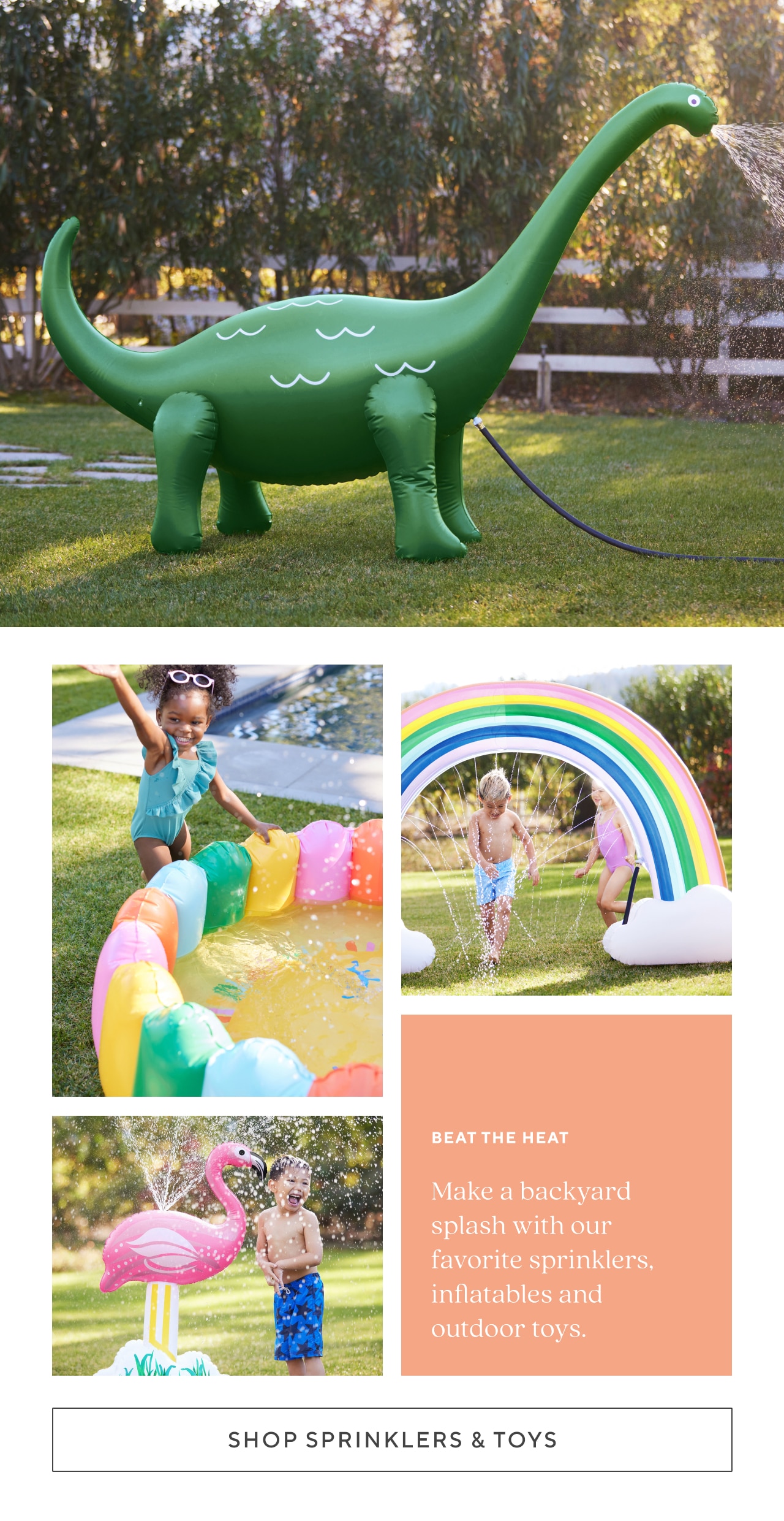 Shop Sprinklers and Toys