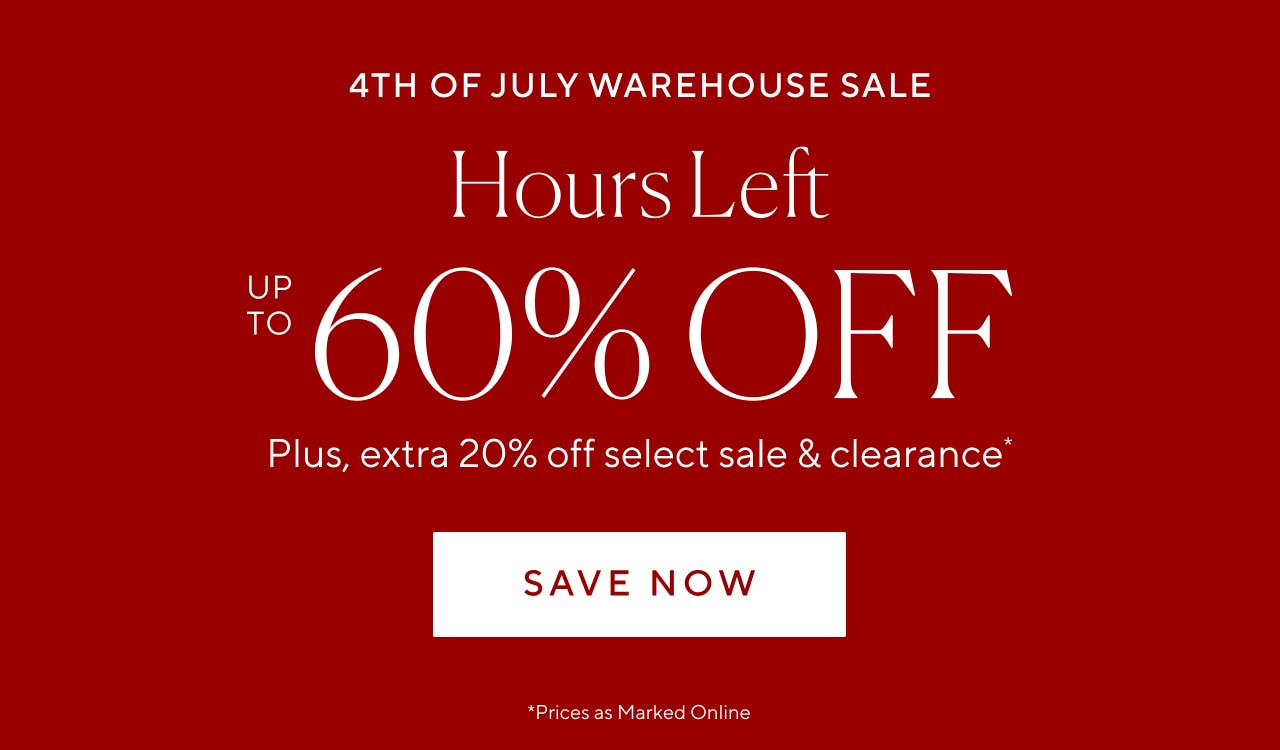 4th of July Warehouse Sale Hours left