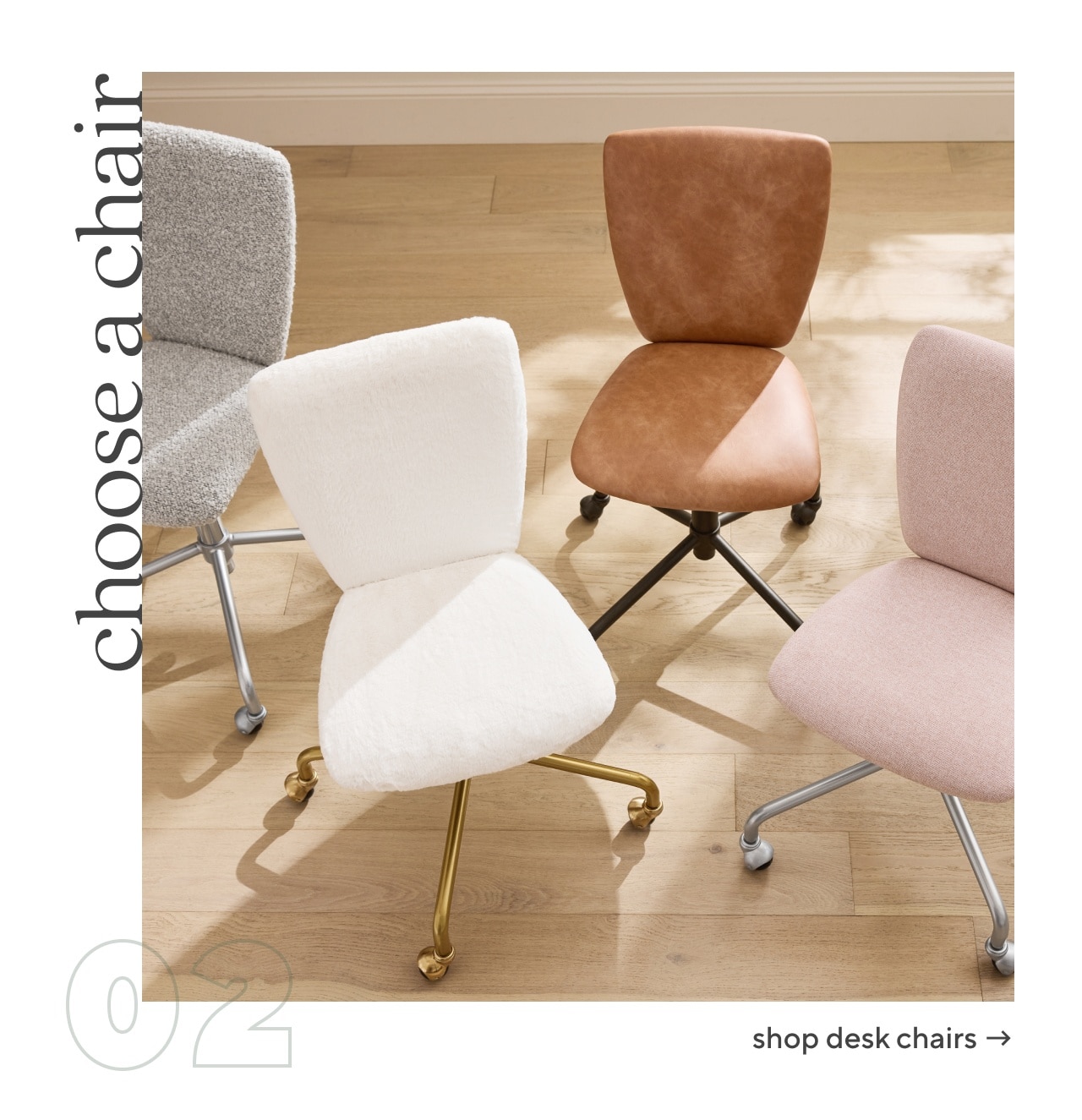 choose a chair. shop desk chairs