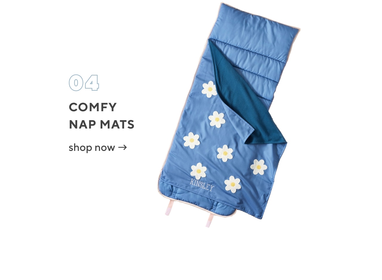 comfy nap mats. shop now