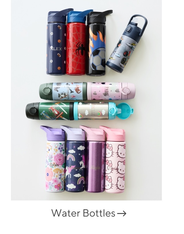water bottles