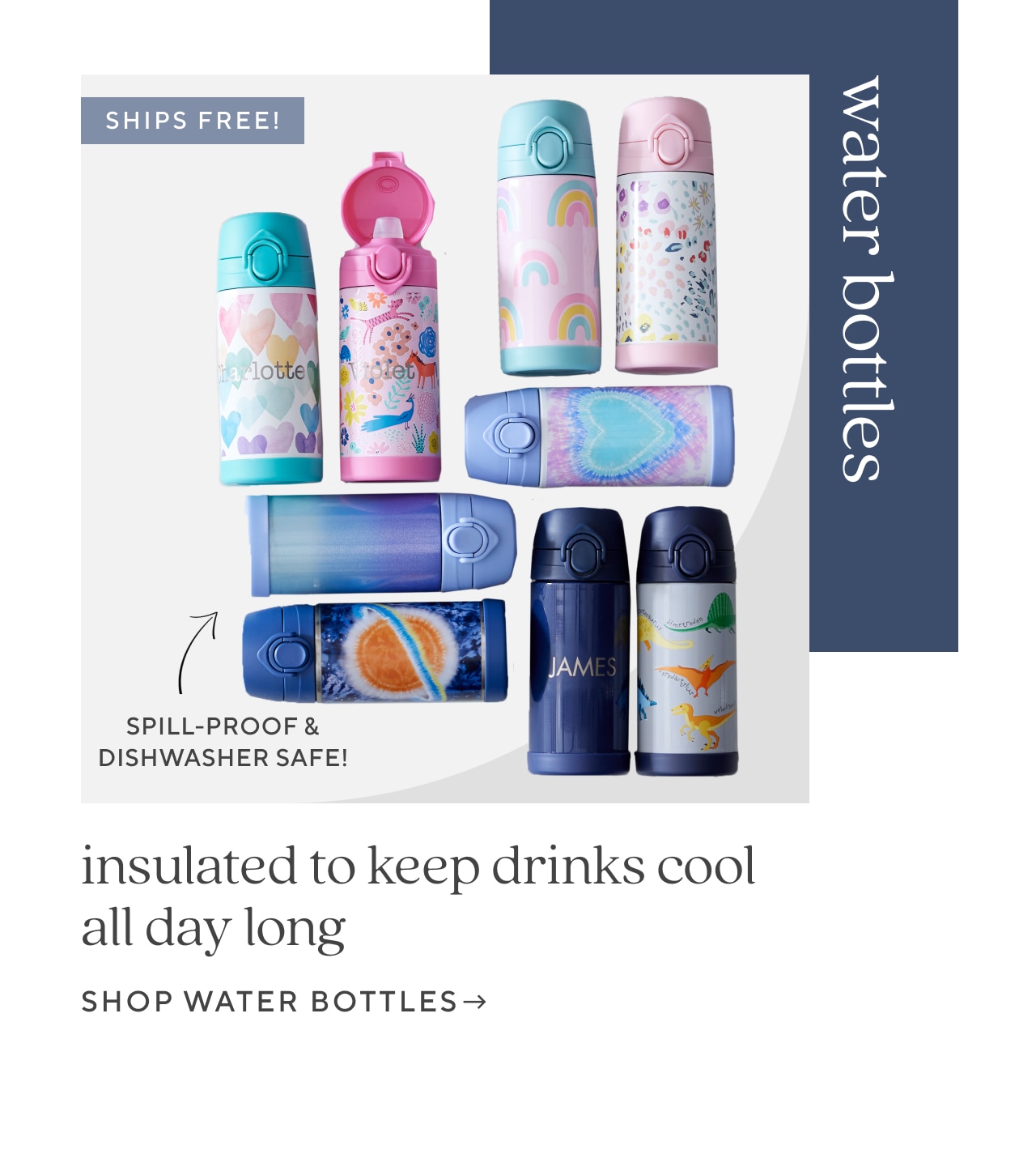 shop water bottles