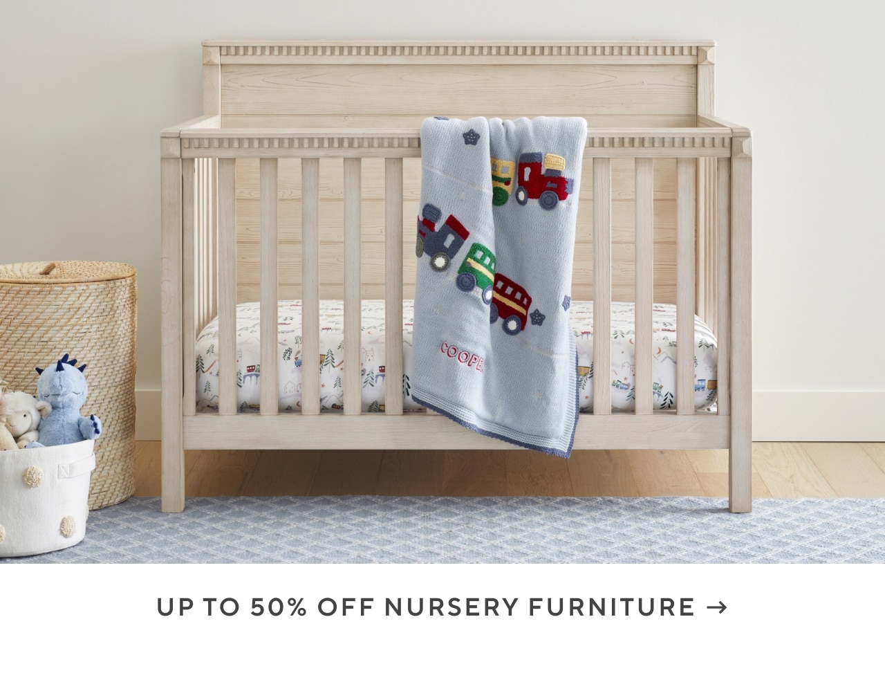 up to 50% off nursery furniture
