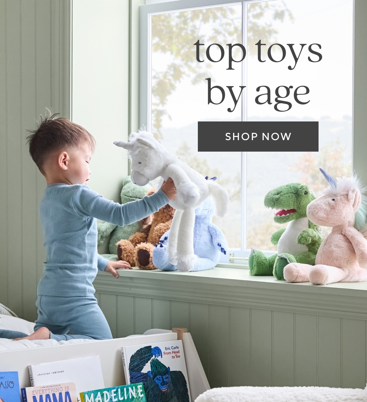 top toys by age. shop now