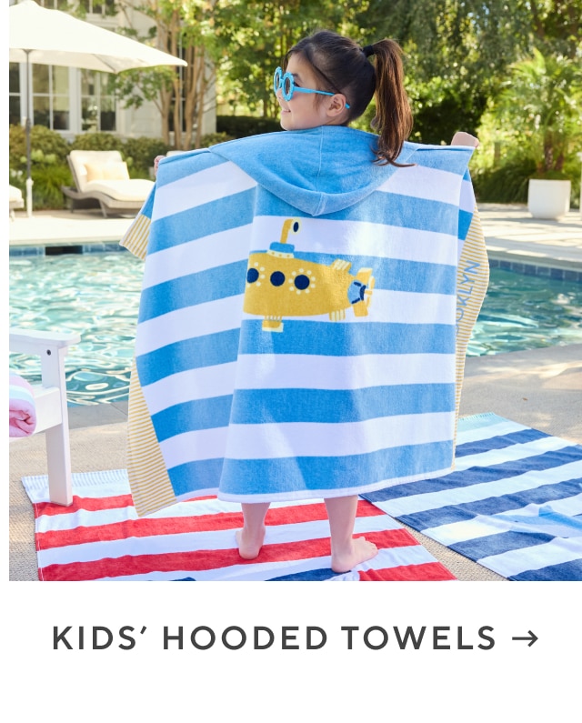 kids' hooded towels