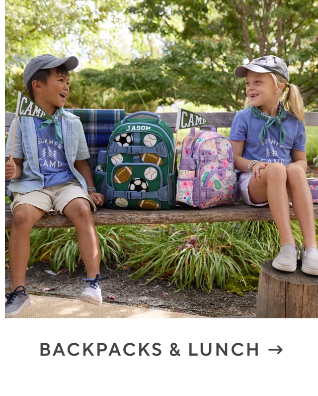 backpacks & lunch