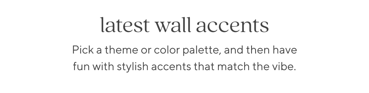 Latest Wall Accents