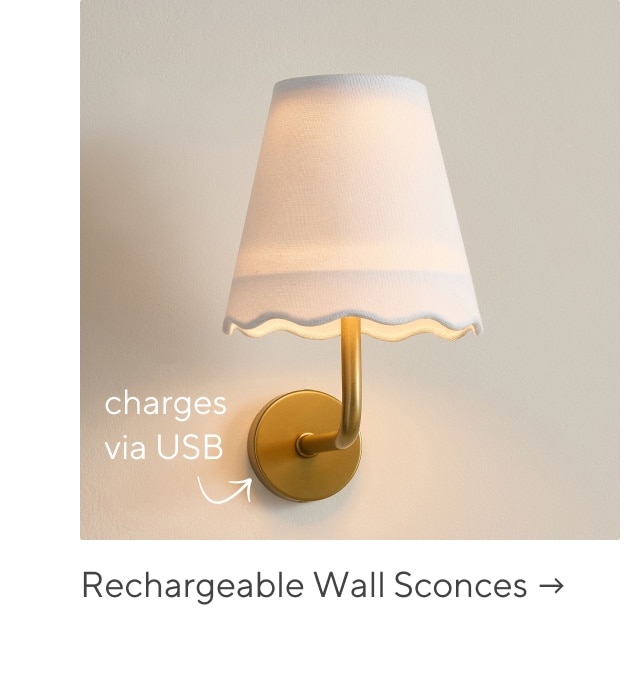 Rechargable Wall sconces