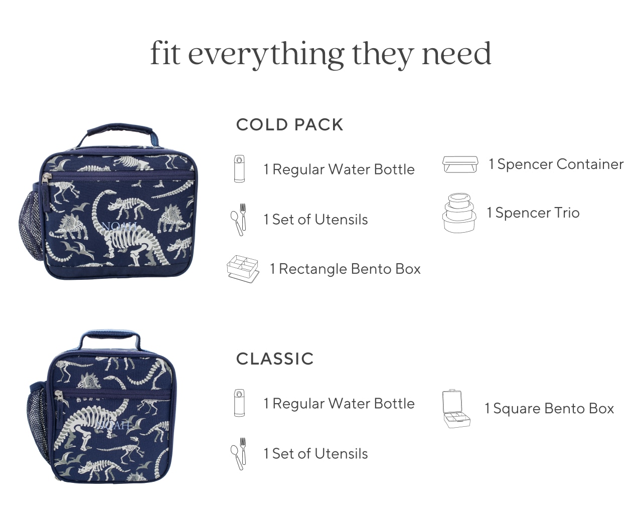 fit everything they need