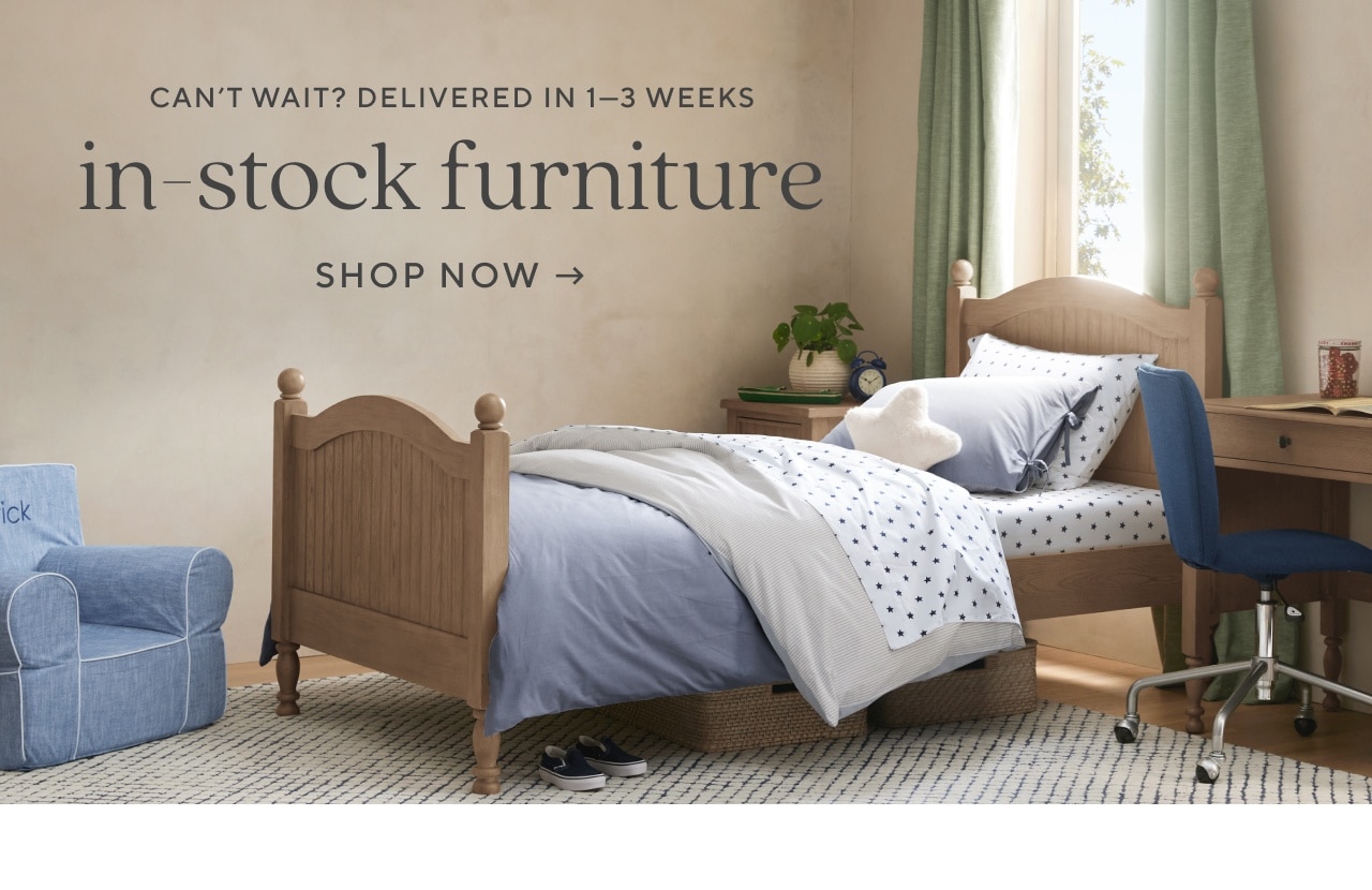 in stock bedroom furniture banner