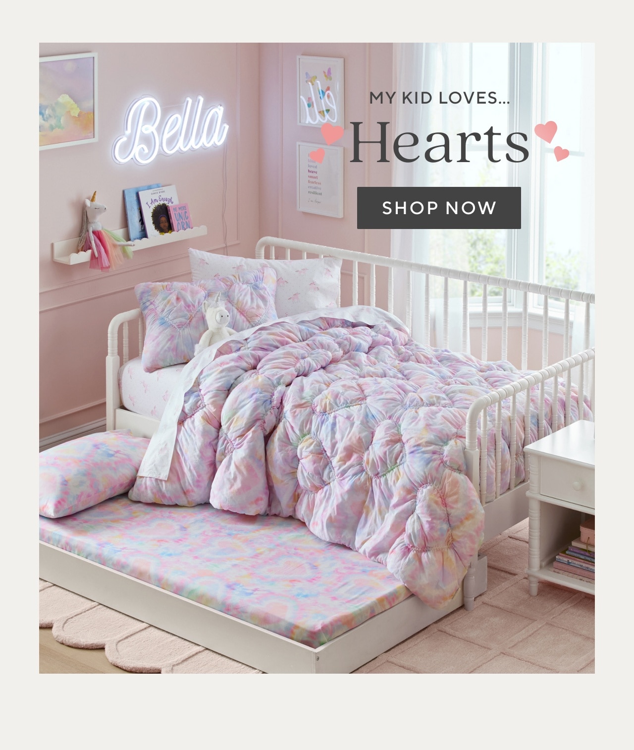 my kid loves... hearts. shop now