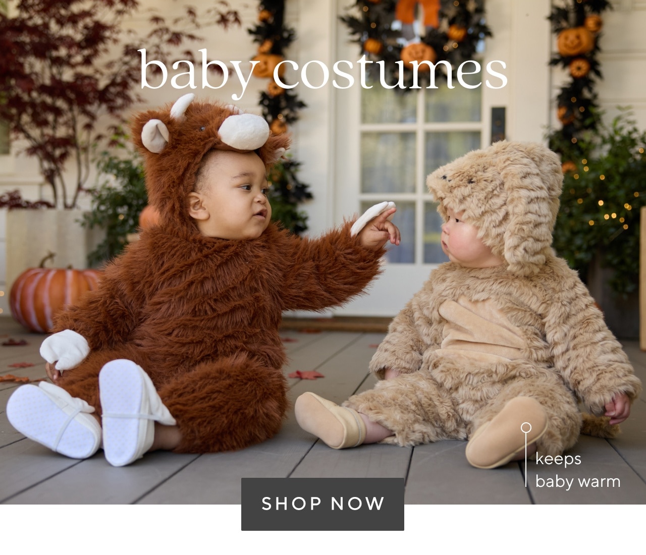 baby costumes. shop now