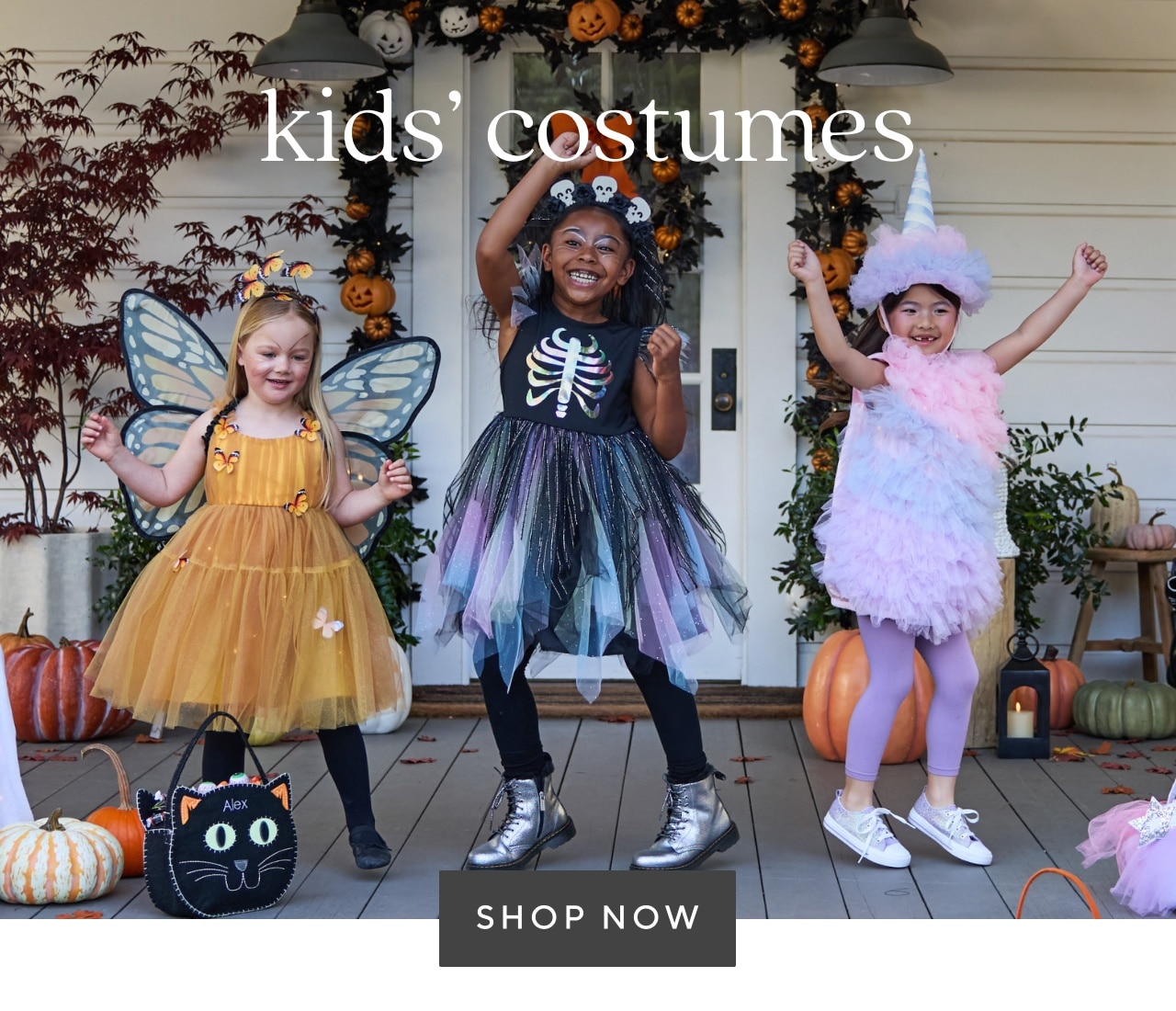 kids' costumes. shop now