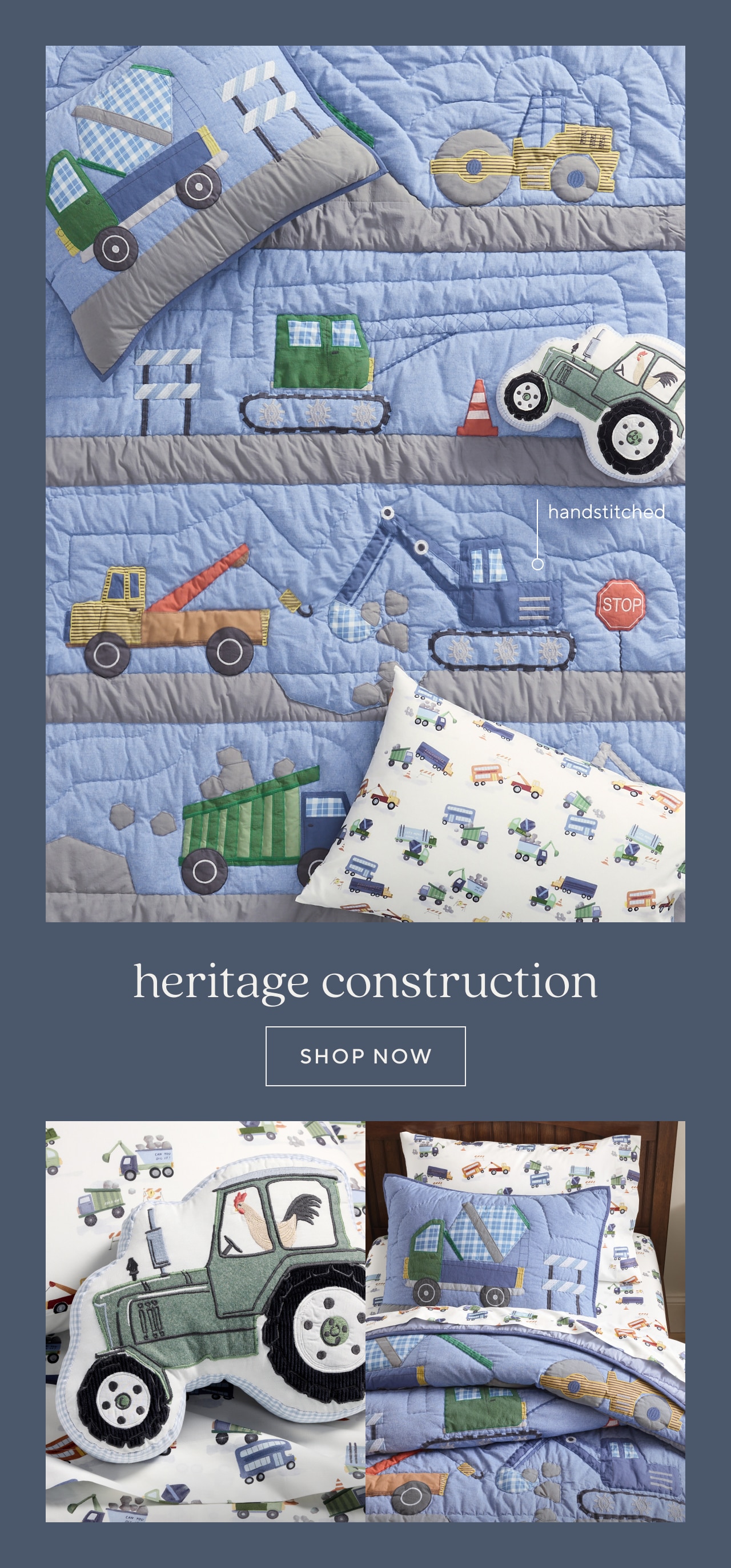 heritage construction. shop now