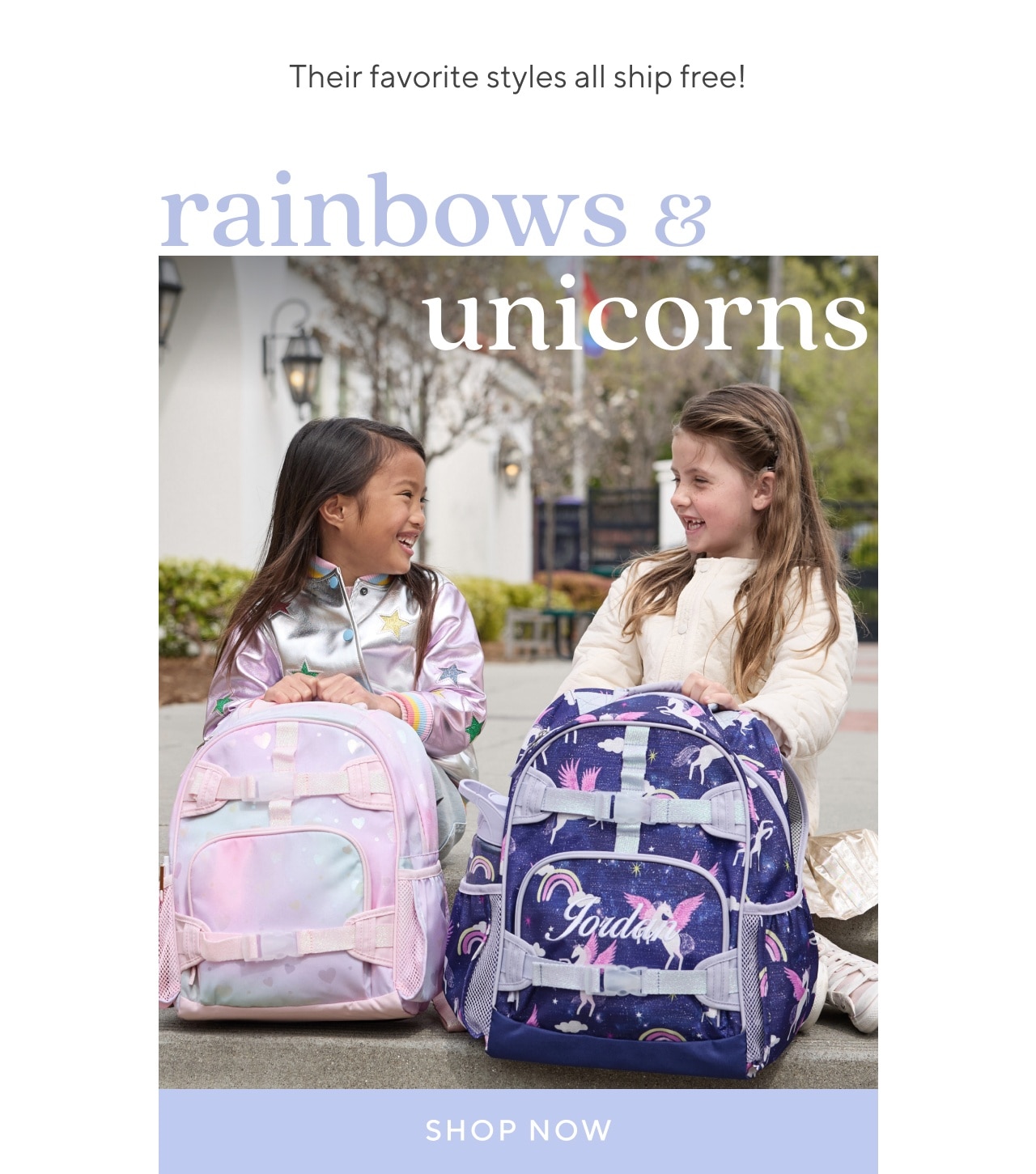 rainbows & unicorns. shop now