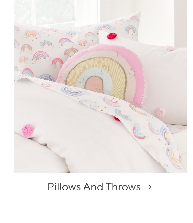 pillows and throws