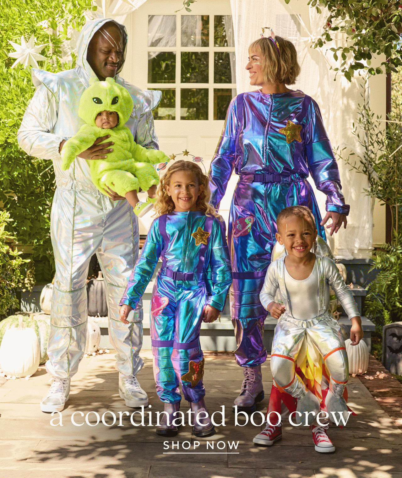 a coordinated boo crew