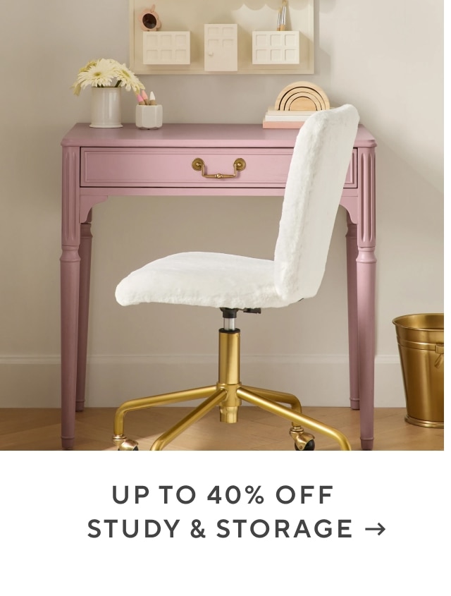 up to 40% off study & storage