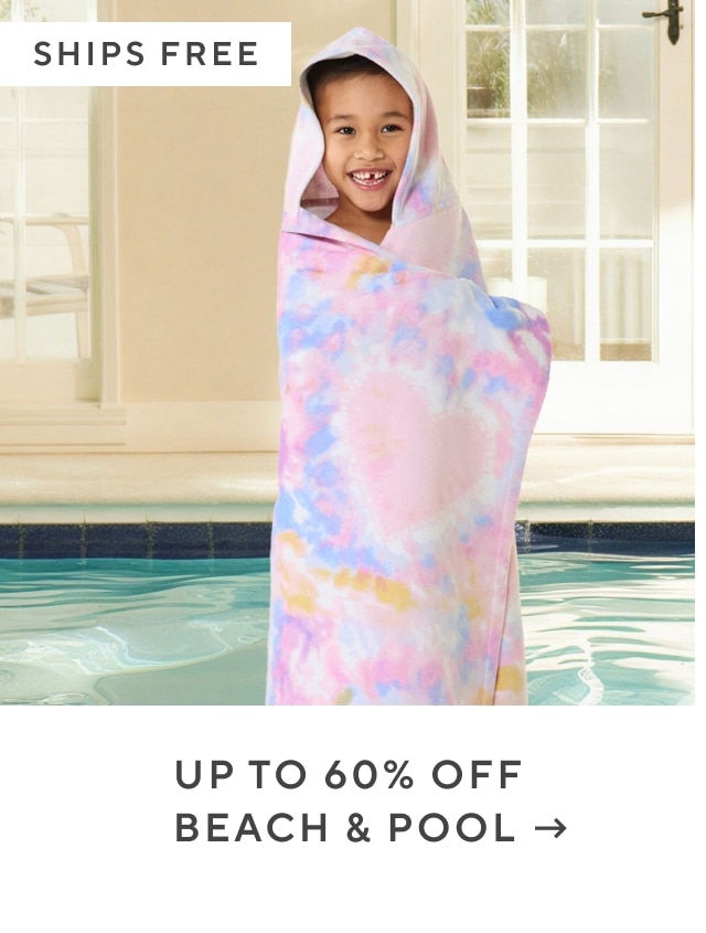 up to 60% off beach & pool