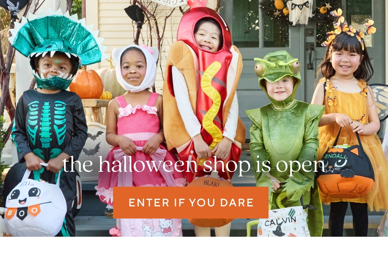 the halloween shop is open