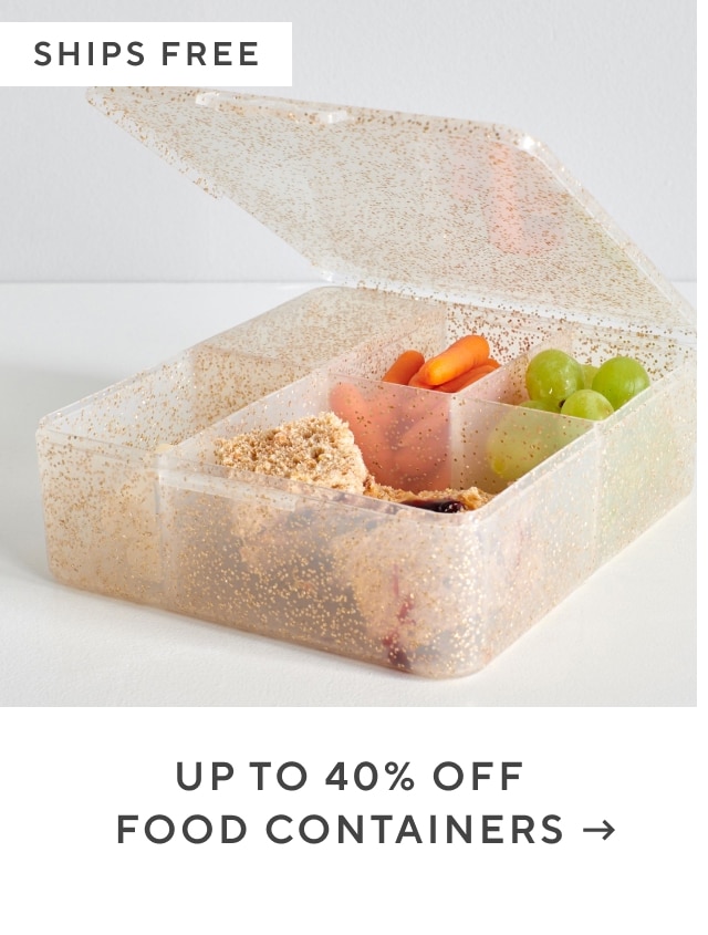 up to 40% off food containers