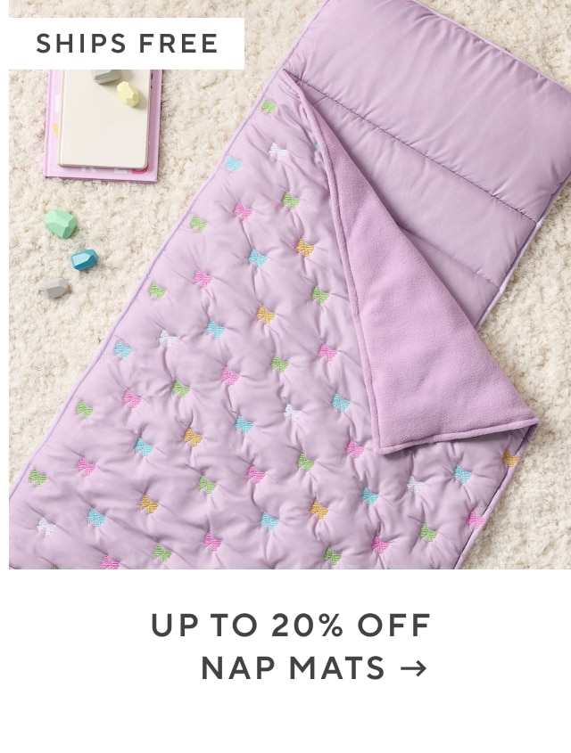 up to 20% off nap mats