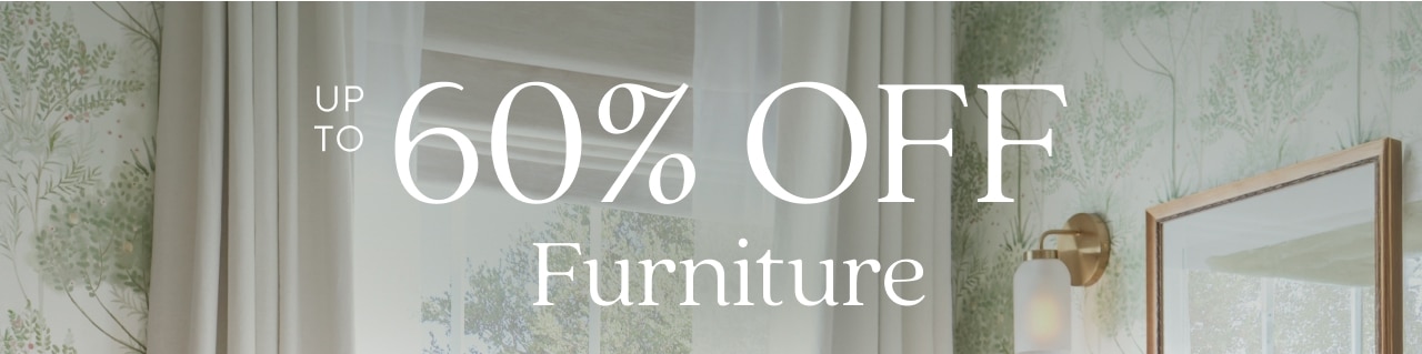 up to 60% off furniture