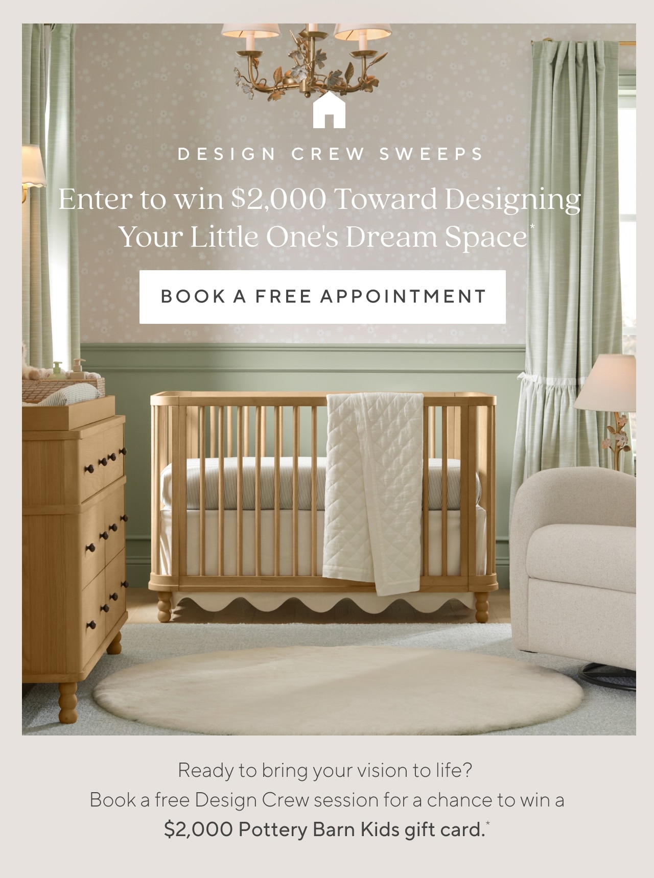 design crew sweeps. enter to win