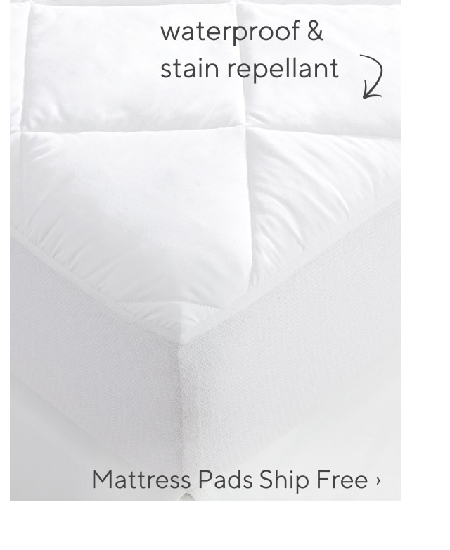 mattress pads ship free