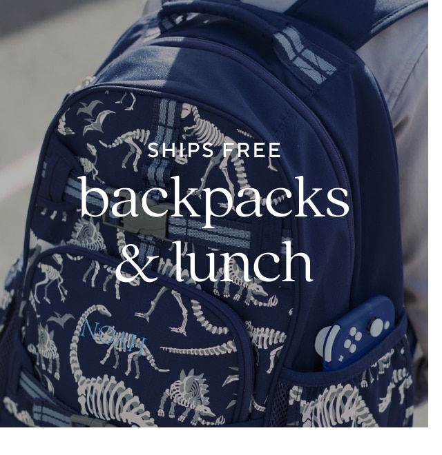 backpacks & lunch